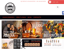 Tablet Screenshot of cerveceo.com